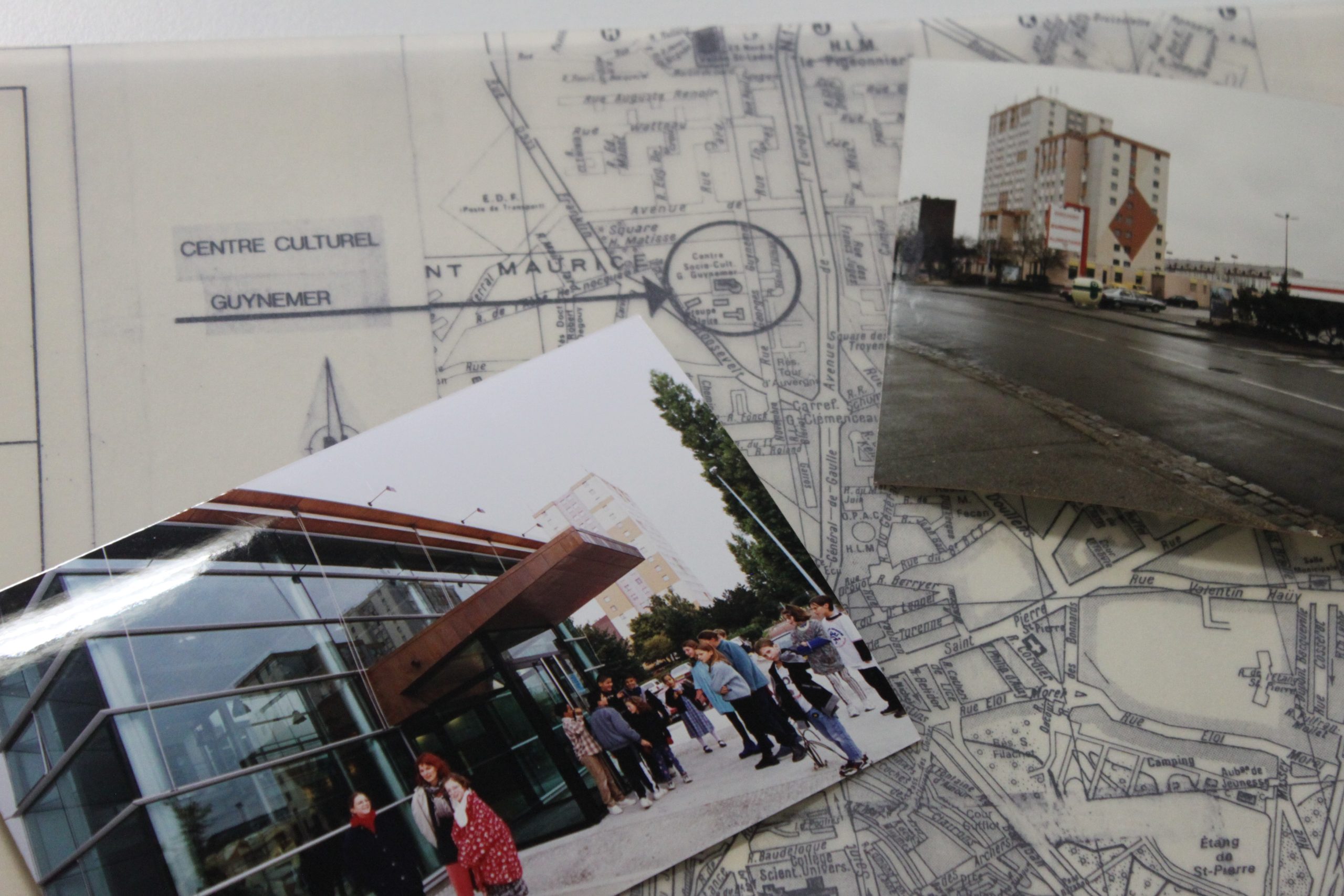 plan de masse et plan de situation centre culturel guynemer
