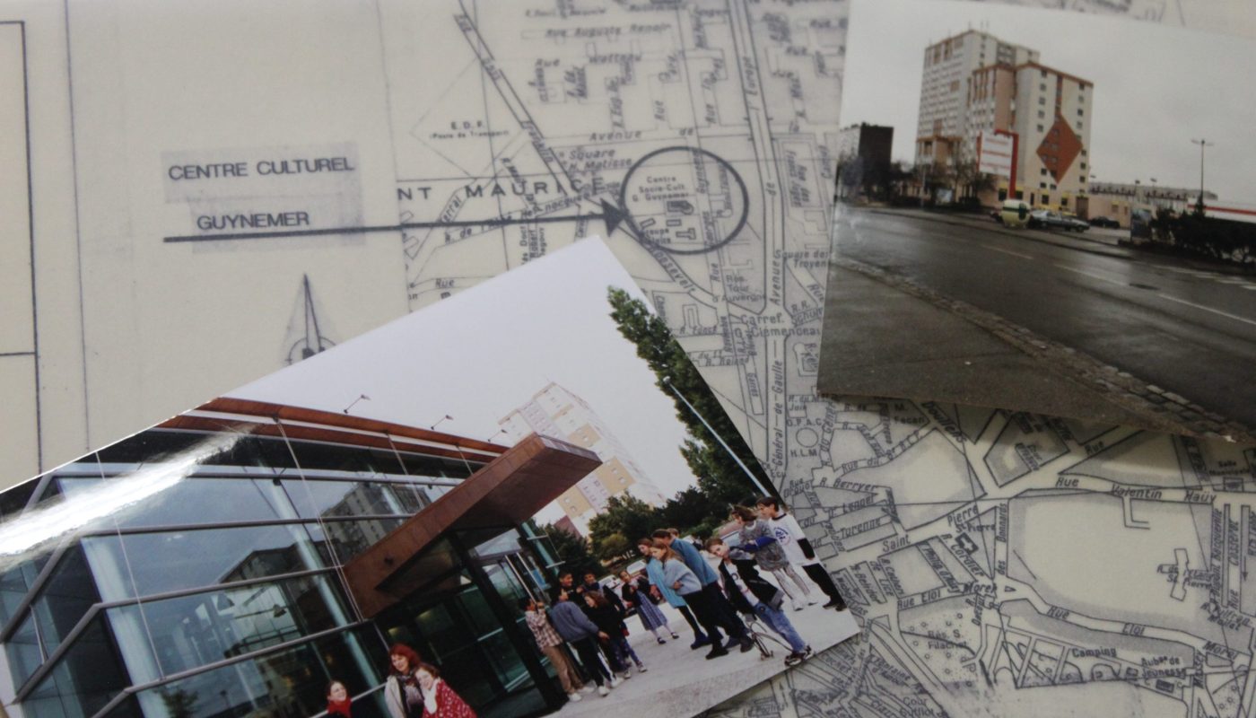 plan de masse et plan de situation centre culturel guynemer